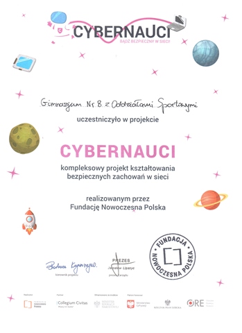 cybernauci gim nr 8