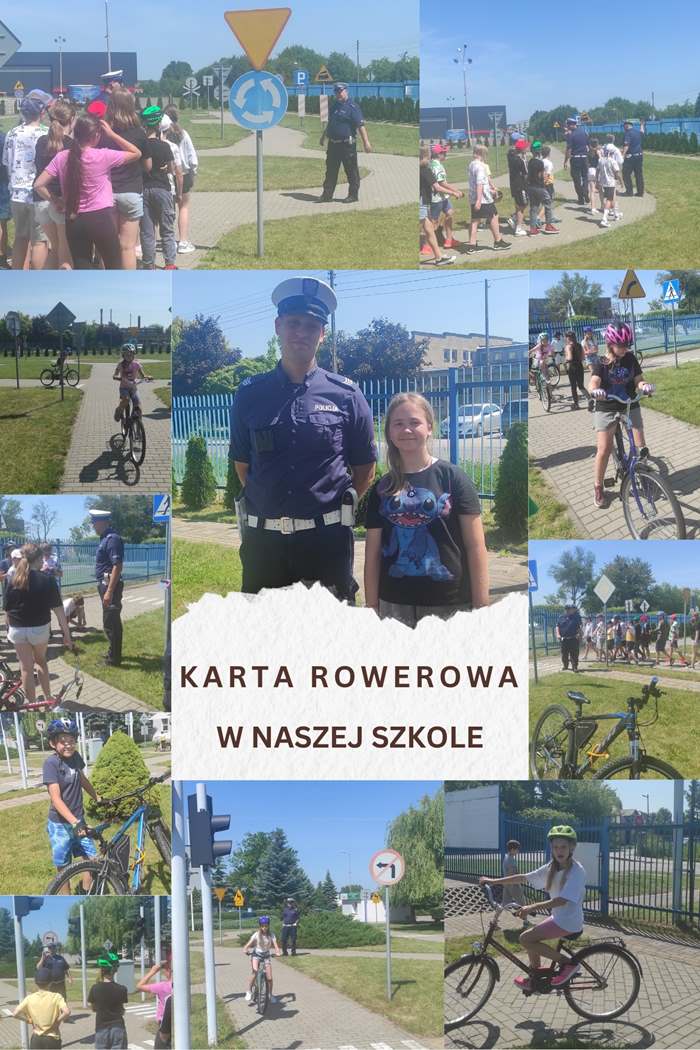 karta rowerowa w naszej szkole