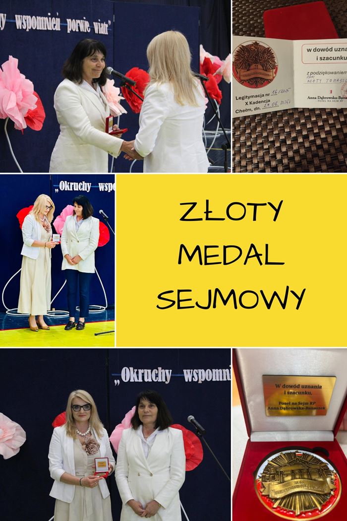zloty medal sejmowy